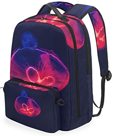 FANTAZIO ZAINO E Borsa Croce Rosso Chiaro Jellyfish Scuola Set