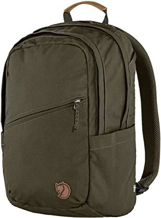 Fjallraven Räven 20, Zaino Sportivo Unisex Adulto, Dark Olive, Taglia unica