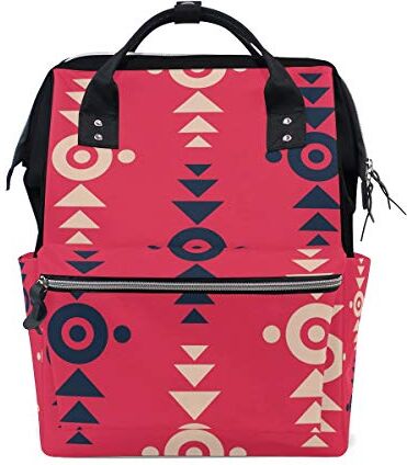 MONTOJ Combined Geometry Colletion canvas Borsa da viaggio Campus Zaino