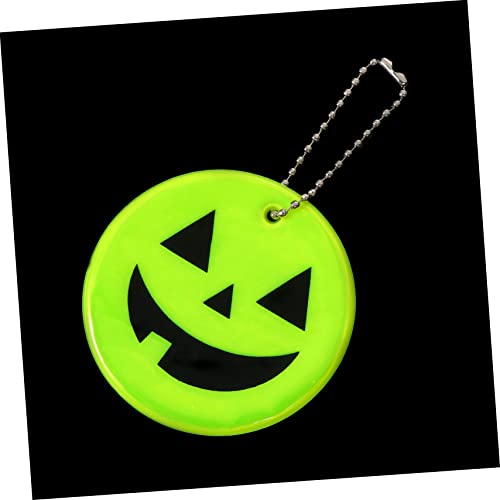 Yardwe 6Pcs Zucca Mostro Pendente Della Collana Pendente Bici Ornamento Bici Riflettori Tuba Ornamento Zaino Portachiavi Halloween Di Partito Accessori Di Halloween