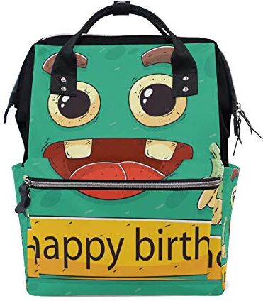 FANTAZIO Borsa Mummia Zaino Divertente Compleanno Sfondo Scuola Borsa