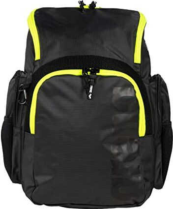 Arena Spiky III Backpack 35, Zaino Unisex Adulto, Dark_Smoke-Neon_Yellow, TU