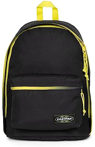 Eastpak Out Of Office, Zaino, Taglia Unica, Nero (Kontrast Grade Lime)