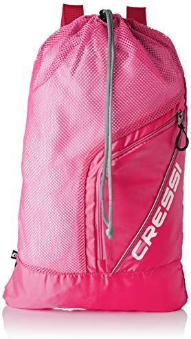 Cressi Sumba Bag, Zainetto Sportivo con Rete Unisex Adulto, Rosa, 35 x 60 cm