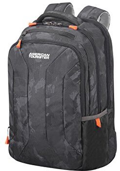 American Tourister Urban Groove Zaino Porta PC, 15.6 pollici, 44 cm, 26.5 L, Grigio (Camo Grey)