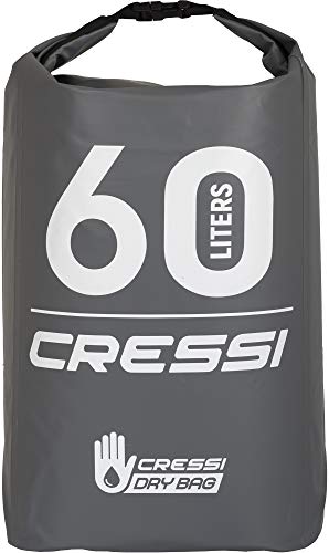 Cressi Dry Back Pack Sacca Zaino Ultraleggero Impermeabile per Attivita' Sportive, 60 LT, Unisex Adulto