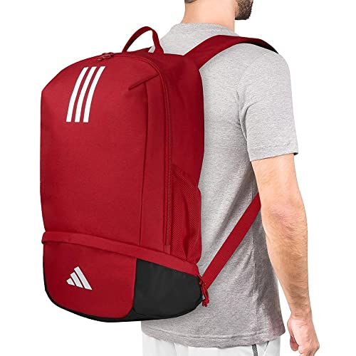 Adidas Tiro 23 League Backpack, Zaino Sportivo Unisex-Adulto, Team Power Red 2/Black/White, 1 Plus