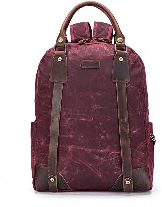 della Q Canvas Backpack, Red, Taglia unica