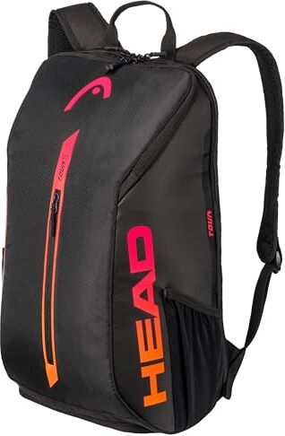 Head Zaino Tour 25L BKFL, Nero, Backpack', Zaino progettato per tutti gli sport con racchetta