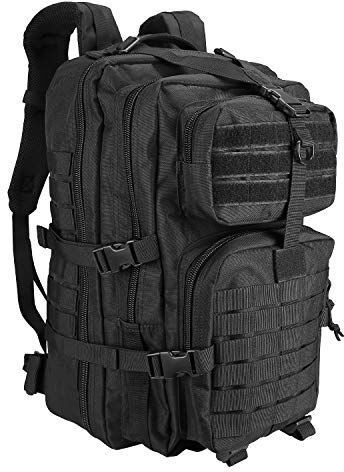 ProCase Zaino Tattico Militare, 42L Assault Backpack Grande Capacità Zaini 3 Day Dell'esercito Zaino per Caccia, Trekking e Campeggio e Altre Attività All'aperto -Nero