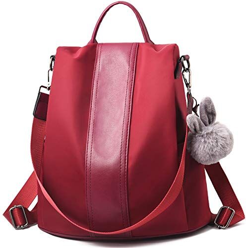 Charmore Zaino da Donna Antifurto Borse Nylon impermeabile Daypack Spalla per Viaggio Lavoro Scuola…