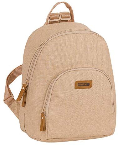 safta Zaino Unisex per bambini (confezione da 1), beige, M, Giovanile