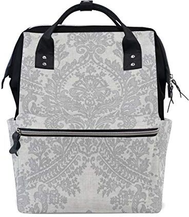 FANTAZIO Borsa Mummia Zaino Batik Silver Borsa Scuola