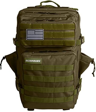 ELITRAINX Zaino 45L Tattico Militare USA Impermeabile Sport, Cabina Aereo, CrossTraining, All'aperto Sport Palestra Portatile by