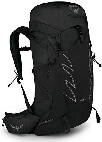 Osprey Talon 33 Zaino da Hiking per Uomo, Stealth Black S/M