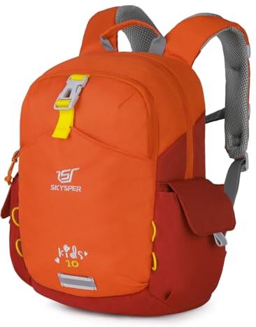 SKYSPER Zaino per Bambini 10L Zainetto Scolastico per Bambini Ragazzi Zainetto Gita per Scuola Asilo 3-8 anni