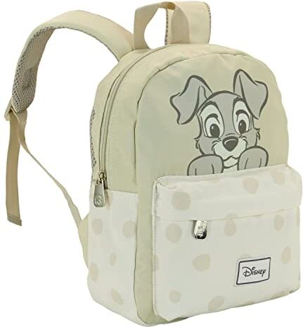 Disney Lilli e il Vagabondo Pup-Zaino Prescolare Kid, Beige, 22 x 27 cm, Capacità 5 L