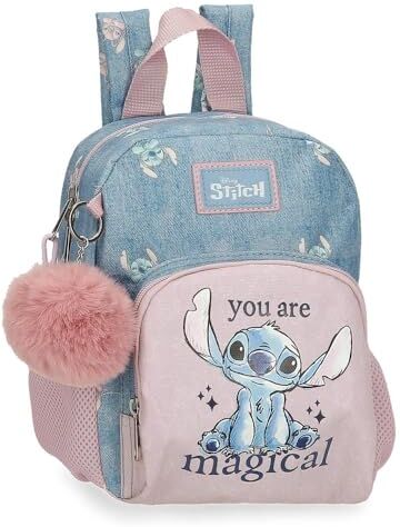 Disney Joumma Stitch You Are Magical Zaino Asilo Blu 19 x 24 x 10 cm Poliestere 4,56 L, blu, Zaino asilo