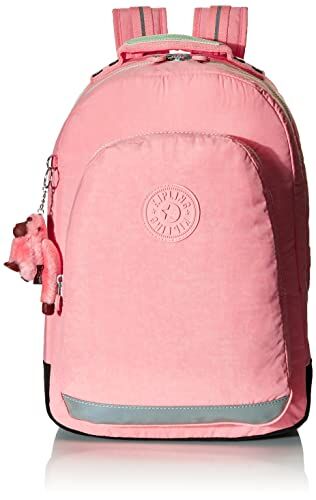 Kipling CLASS ROOM, Ampio Zaino con Protezione per Laptop 15", Idrorepellente, 43 cm, 28 L, 0.89 kg, Rosa Candy C