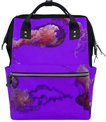 FANTAZIO Zaini Rosa Meduse Borsa Scuola Tela Daypack