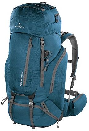 Ferrino Rambler, Zaino da Hiking Unisex, Blu, 75 Litri