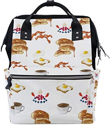 FANTAZIO Mummia Bag Zaino Colazione Paradise Scuola Bag