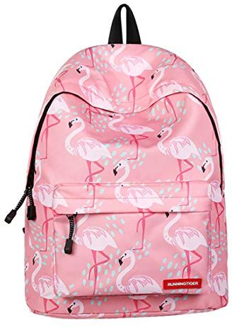 Boomly Grande Capacità Casual Stampata Laptop Zaino Borsa da Viaggio Zaino in Tela da Donna Zaino Casual Backpack Borsa per Scuola