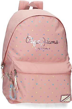 Pepe Jeans Carina Zaino scuola adattabile all'auto Rosa 31x42x17,5 cm Poliestere 22,79 L