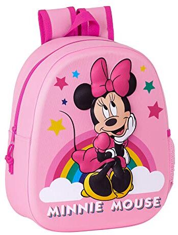 safta Zaino design 3D adattabile a carrello di Minnie Mouse, 270 x 100 x 320 mm