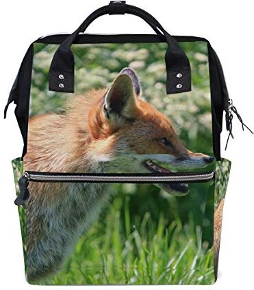 MONTOJ Hungry Fox Picture canvas Borsa da viaggio Campus Zaino