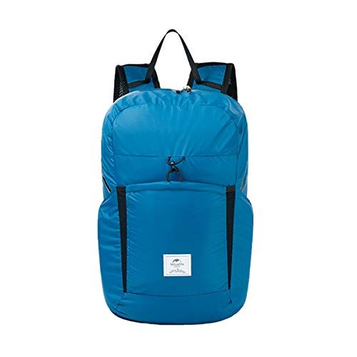 Naturehike 22L Ultraleggero Pieghevole Zaino,Zaino da Trekking Piccolo da Donna Zaino Impermeabile da Uomo(Blu 25L