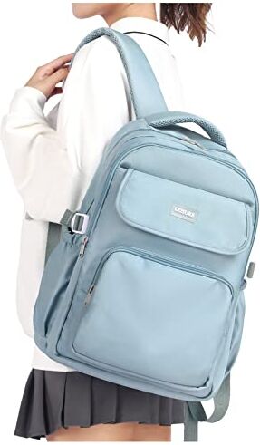 HYC00 Zaino Donna Uomo,Multifunzione Impermeabile 14 Pollici Borsa Zaino Donna Zaino PC Portatili, Zaino Scuola Zaino Trekking Zaino Lavoro Donna Viaggio,A-Blu