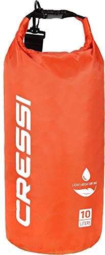 Cressi Dry Bag, Sacca/Zaino Impermeabile per attività Sportive Unisex-Adulto, Arancio, 10 L