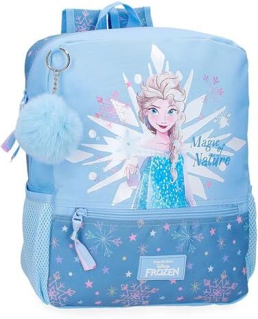 Disney Joumma  Frozen Magic Ice Zaino adattabile Blu 25 x 32 x 12 cm Poliestere 9,6 L, blu, Zaino adattabile