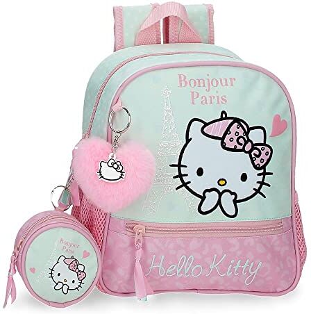 Hello Kitty Paris Zaino prescolare rosa 23x25x10 cm Poliestere 5,75L