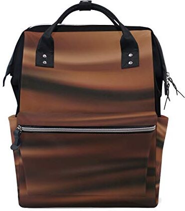 MONTOJ Yummy Molten Silk Chocolate Canvas Borsa da viaggio Campus Zaino