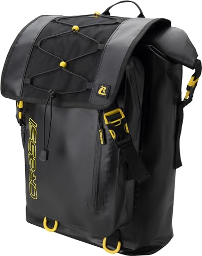 Cressi Backpack, Borsa/Zaino Impermeabile Unisex Adulto, Nero, 30 L