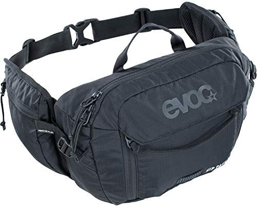 EVOC , Sac Hip Pack 3 + poche 1.5l noir Unisex adulto, Nero, inkl. 1,5l Trinkblase