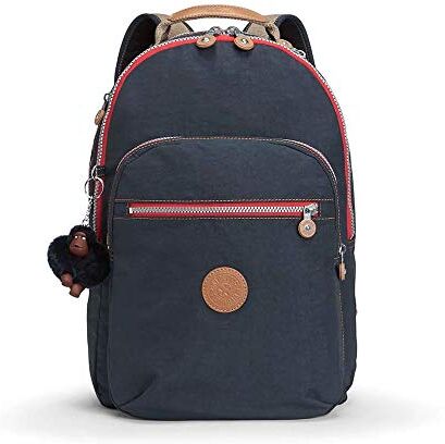 Kipling CLAS SEOUL, Zaino Grande Con Protezione per Laptop 15", 45 cm, 25 L, 0.68 kg, Blu (True Navy C)