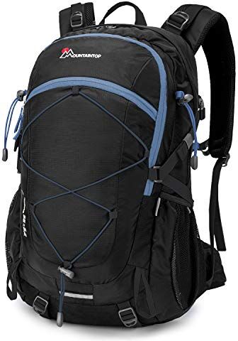 MOUNTAINTOP Zaino da Trekking 40L Uomo Donna Zaino Montagna per Viaggio Hiking Escursione Campeggio con Copertura della Pioggia 55x35x25cm