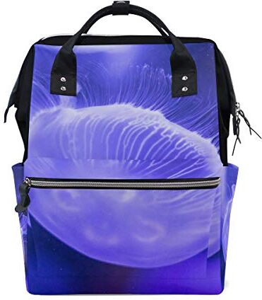 FANTAZIO Zaini Piccoli Blu Medusa Borsa Scuola Tela Daypack