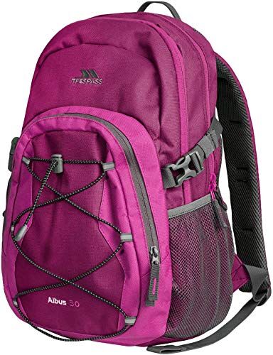 Trespass Albus Casual Backpack Color: Grape Wine, Talla: Each