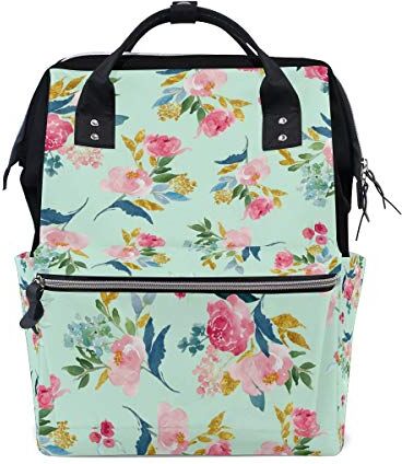 MONTOJ Summer Love Pattern Canvas Zaino Campus di Viaggio Zaino