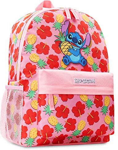 Disney Zaino da Bambina Ragazza Stitch Ufficiale (Rosa)