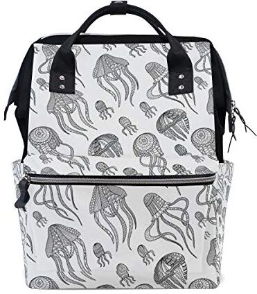 MONTOJ Octopus Artistic Sketching canvas Borsa da viaggio Campus Zaino