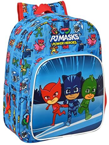 safta ZAINO BAMBINO ADAPT.CARRO PJMASKS, blu, Estándar, Casual