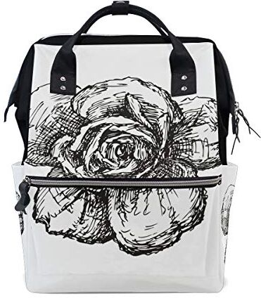 FANTAZIO Zaini Rosa Sketch School bag tela Daypack