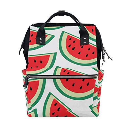 FAJRO Fresh Watermelon PaintingTravel zaino tela Borsa da scuola pack