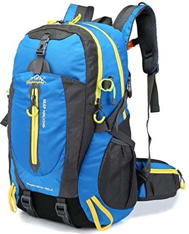 Fesjoy Zaino Militare,40L Waterproof Resistant Travel Backpack Escursione di Campeggio Daypack del Computer Portatile Trekking Climb Back Bags per Le Donne degli Uomini