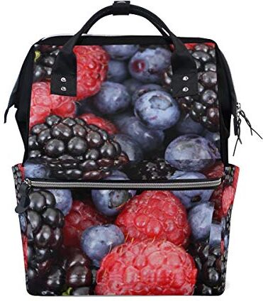 MONTOJ Fresh Color Berry canvas Borsa da viaggio Campus Zaino